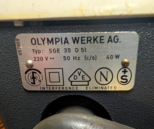 Olympia werke elektrische - werke,