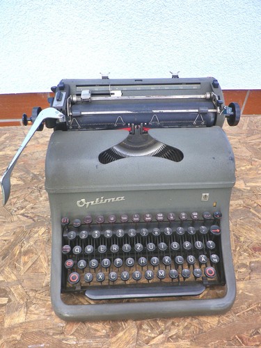 Schreibmaschine ddr optima m10 - schreibmaschine,