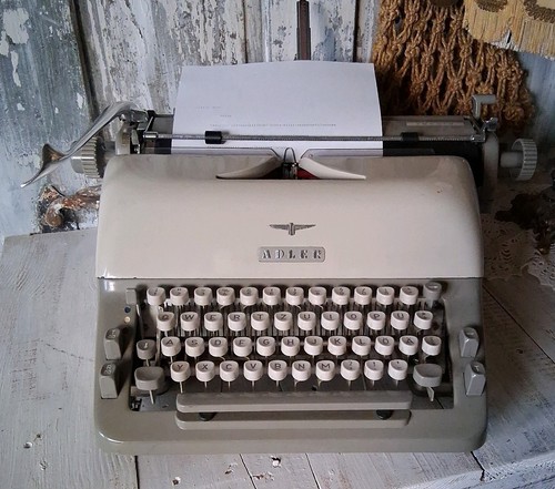 Adler schreibmaschine 50er - |,