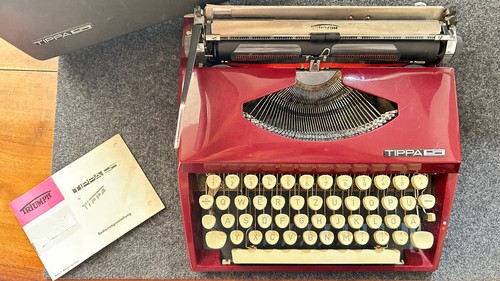 Tippa schreibmaschine rot - tippa,
