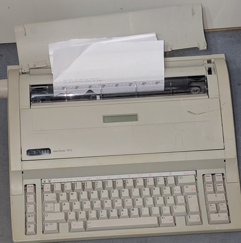Elektrische schreibmaschine - elektrische,