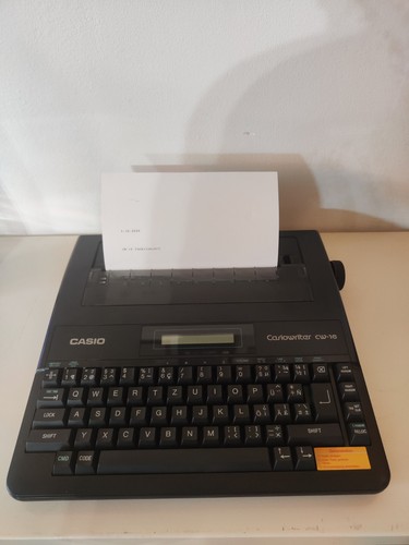 Casio casiowriter 11 - casio,
