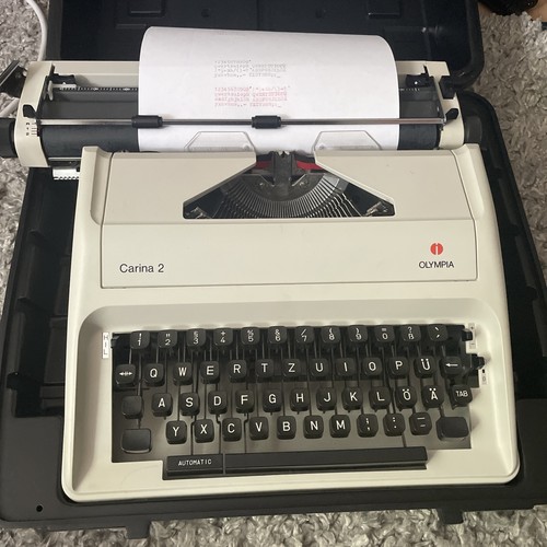 Schreibmaschine olympia carina - schreibmaschine,