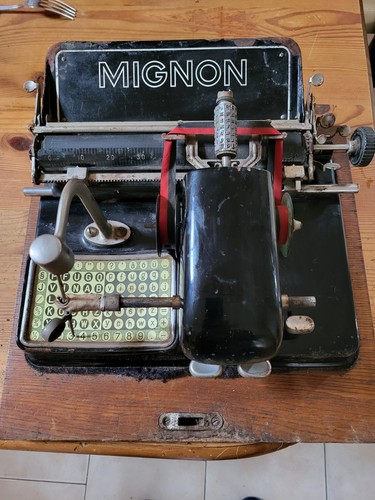 Mignon schreibmaschine - mignon,