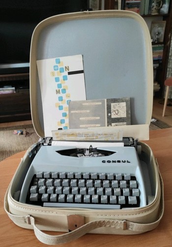 Reiseschreibmaschine consul - reiseschreibmaschine,